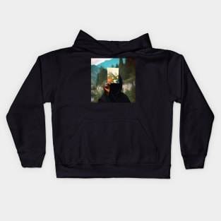 Abstract female Kids Hoodie